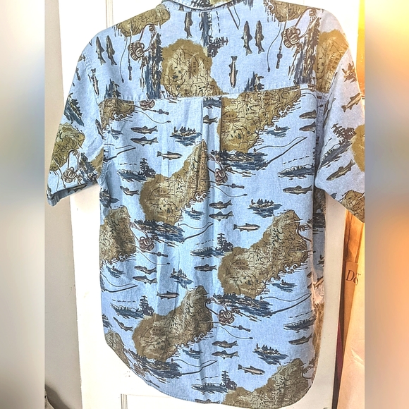 Gant Indigo Cotton Button Down Shirt - Picture 6 of 6